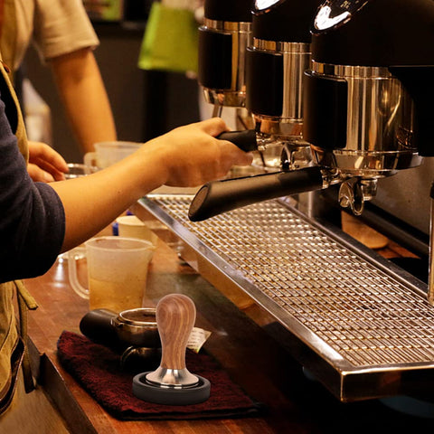 Y-Step Barista Towel—dry hands and equipment quickly.