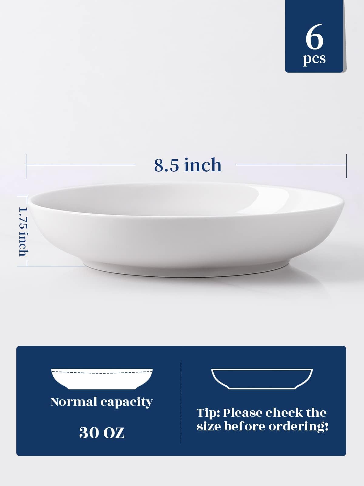 Y YHY porcelain bowls set of 6 elevates meals with durable, easy-care porcelain