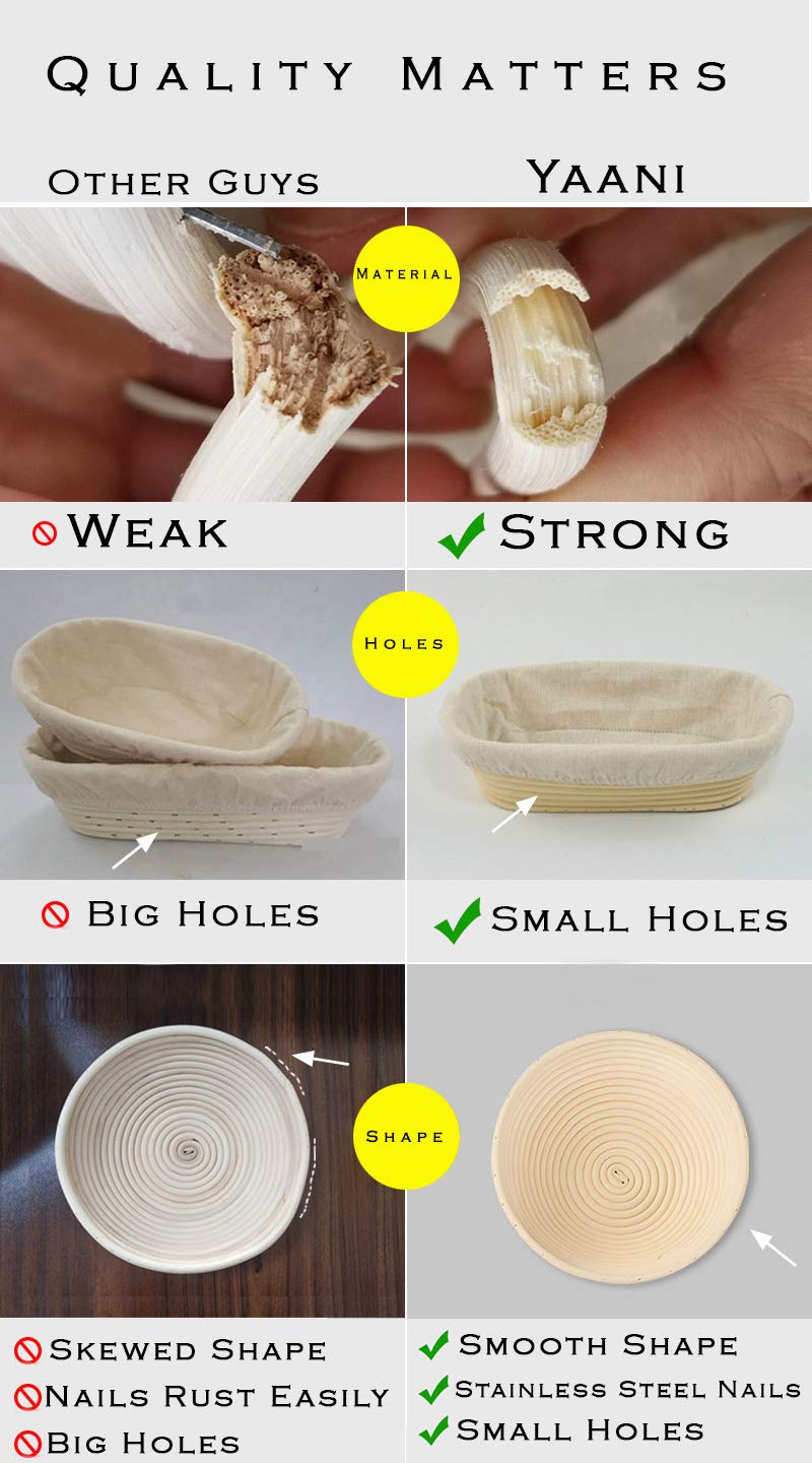 YAANI stainless steel scraper for precise dough cutting