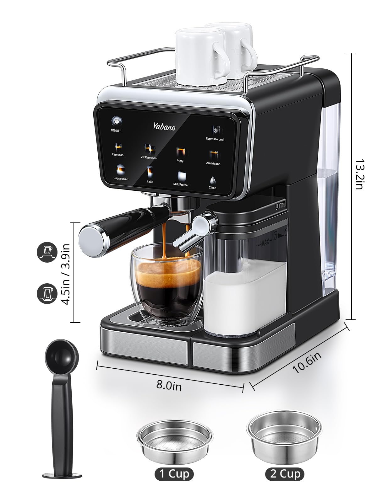 Yabano compact kitchen countertop design saves space in small kitchens.