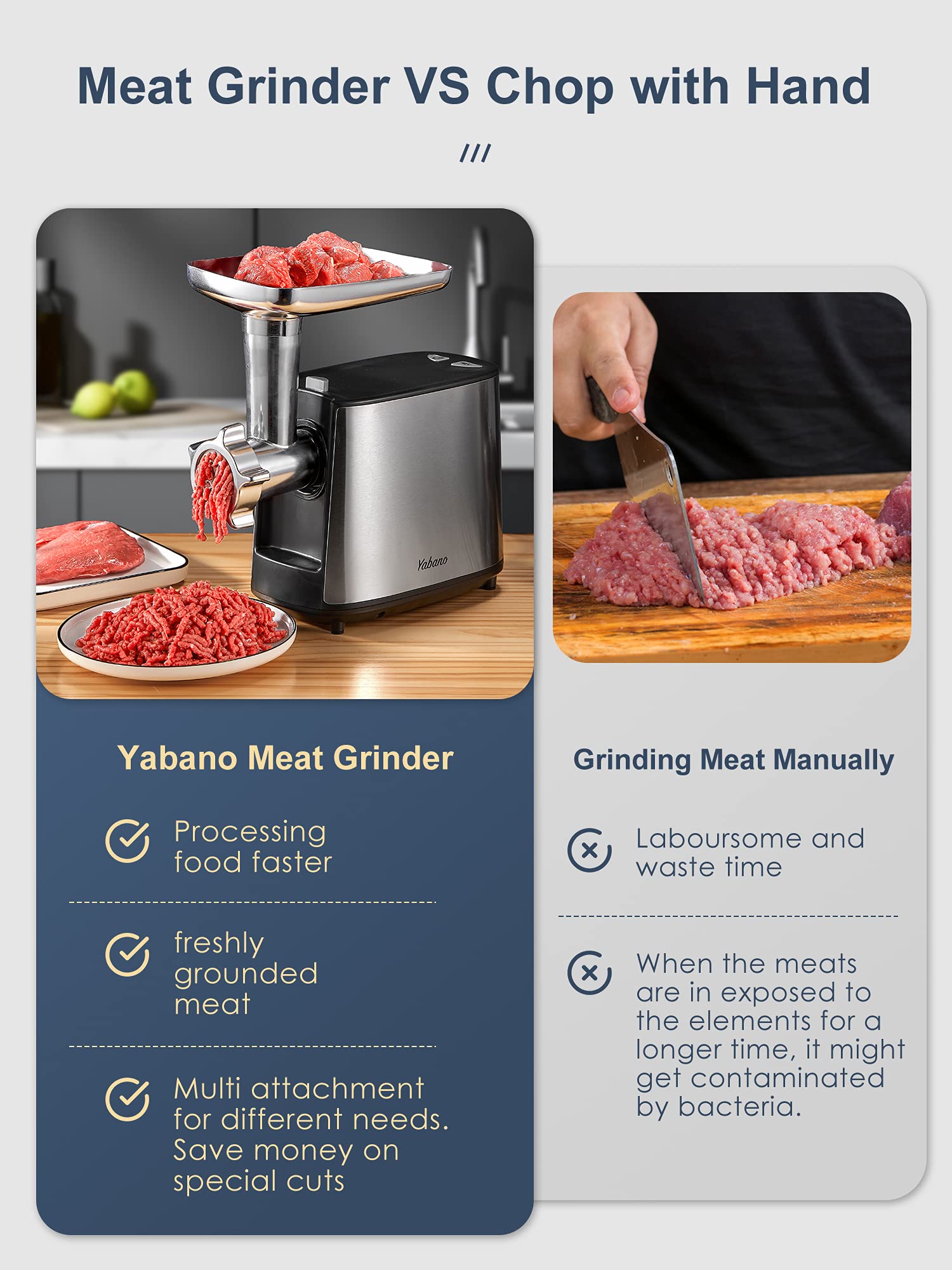 Yabano sausage-stuffer attachment for homemade sausages