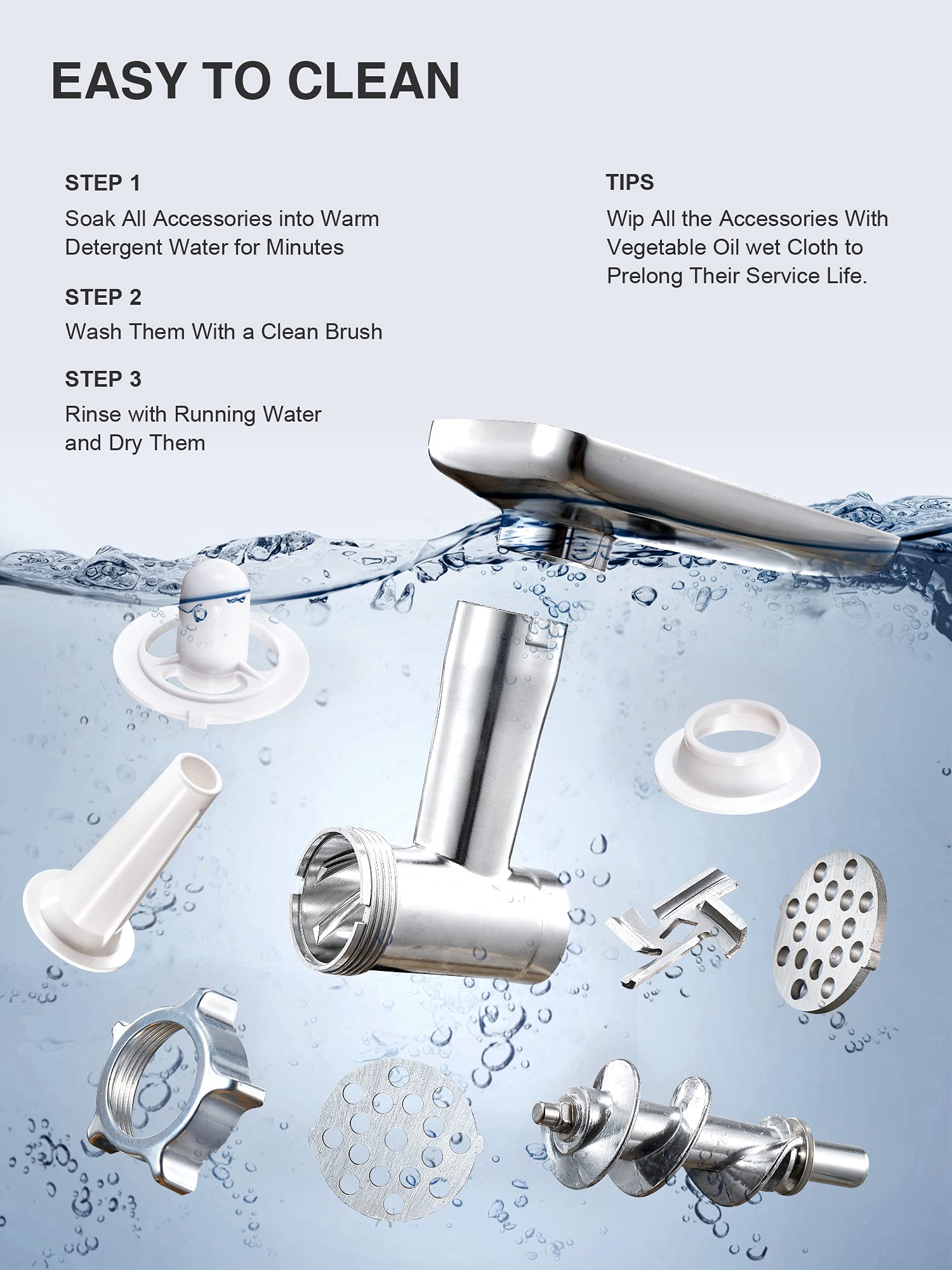 Yabano stainless steel grinding plates two-pack enables texture control