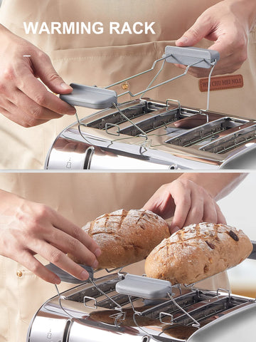 Yabano toaster 1800W performance for fast, even toasting