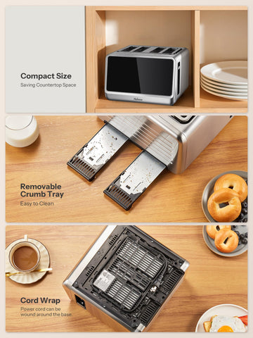 Compact Yabano design with cord wrap for tidy storage.