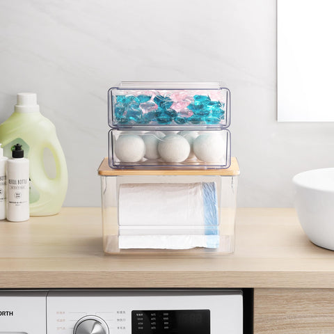 YAFFWA under-sink organizer keeps countertops tidy and items accessible.