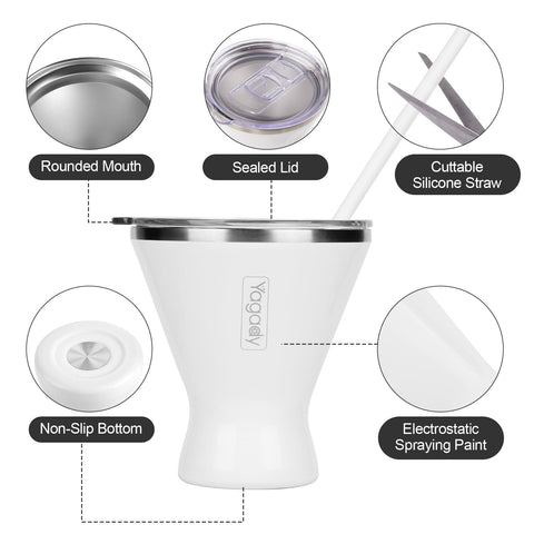 Yagady splash-proof lid and non-slip base for stability