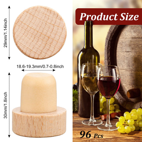 Yalikop wood and rubber corks provide flexible, odorless sealing