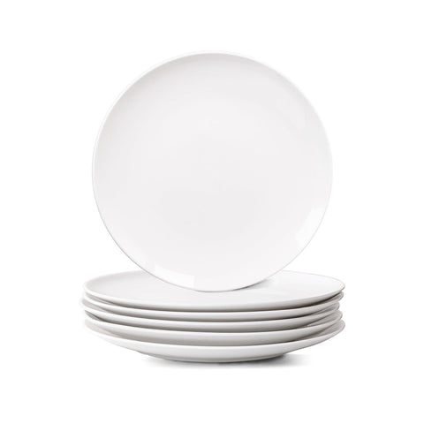 YALONG white 10-inch dinner plate with smooth glaze and durable finish