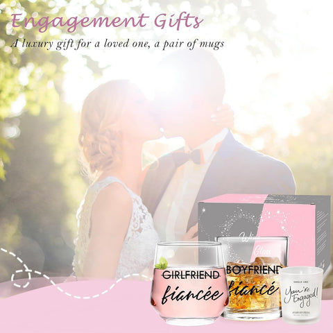 Decor-ready packaging and props for engagement parties with Yalucky set.