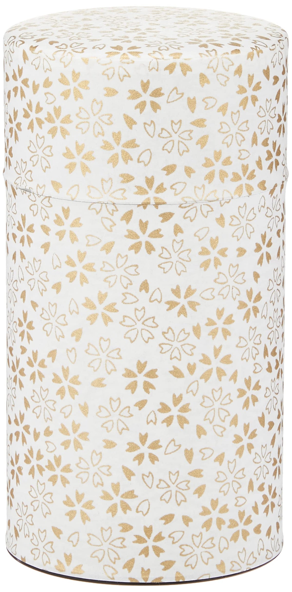Yamaco Pokkan tea tin with Sakura pattern lid preserves freshness.