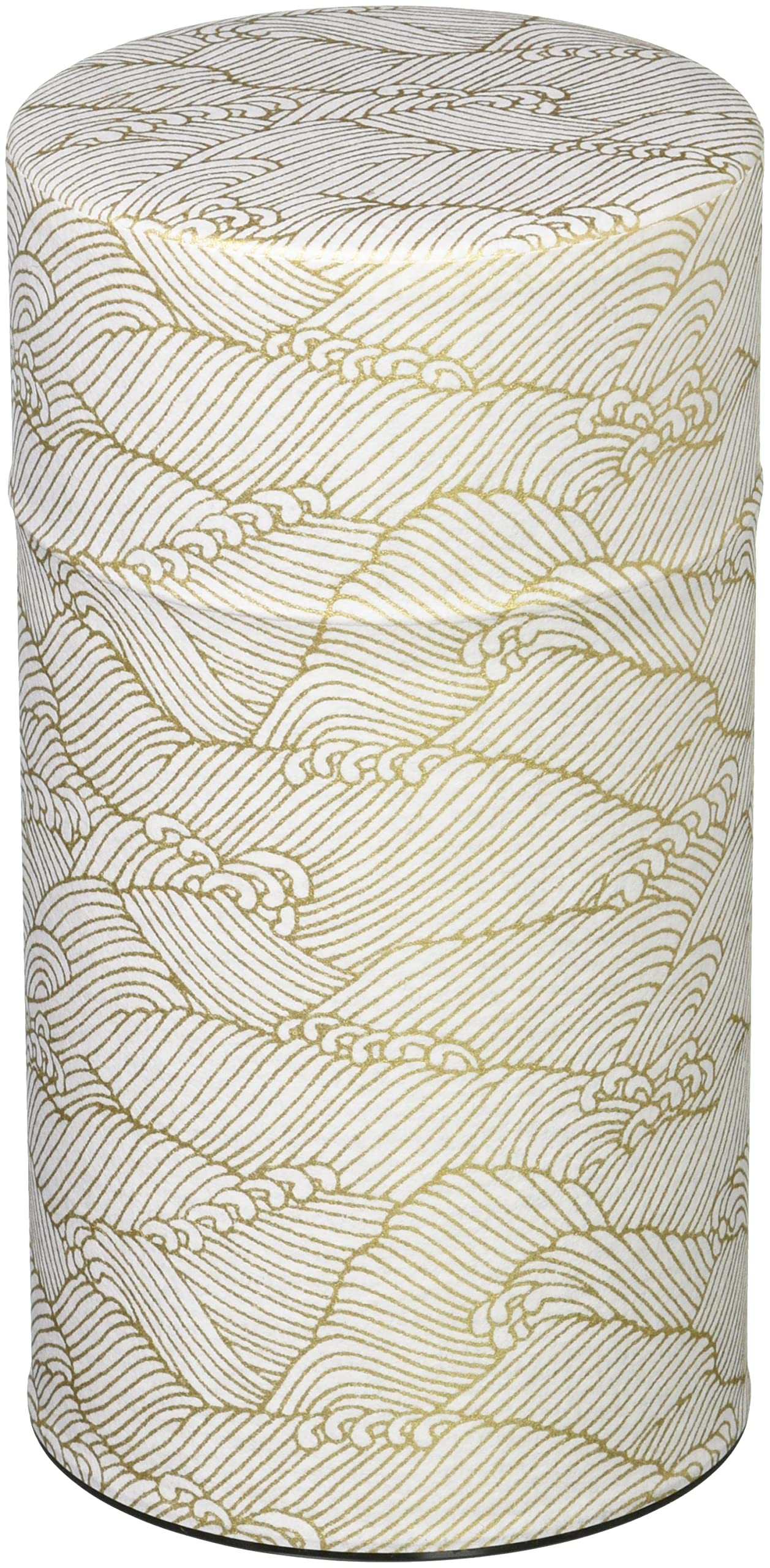 Yamaco Pokkan wave pattern outside showing traditional Japanese design on the canister