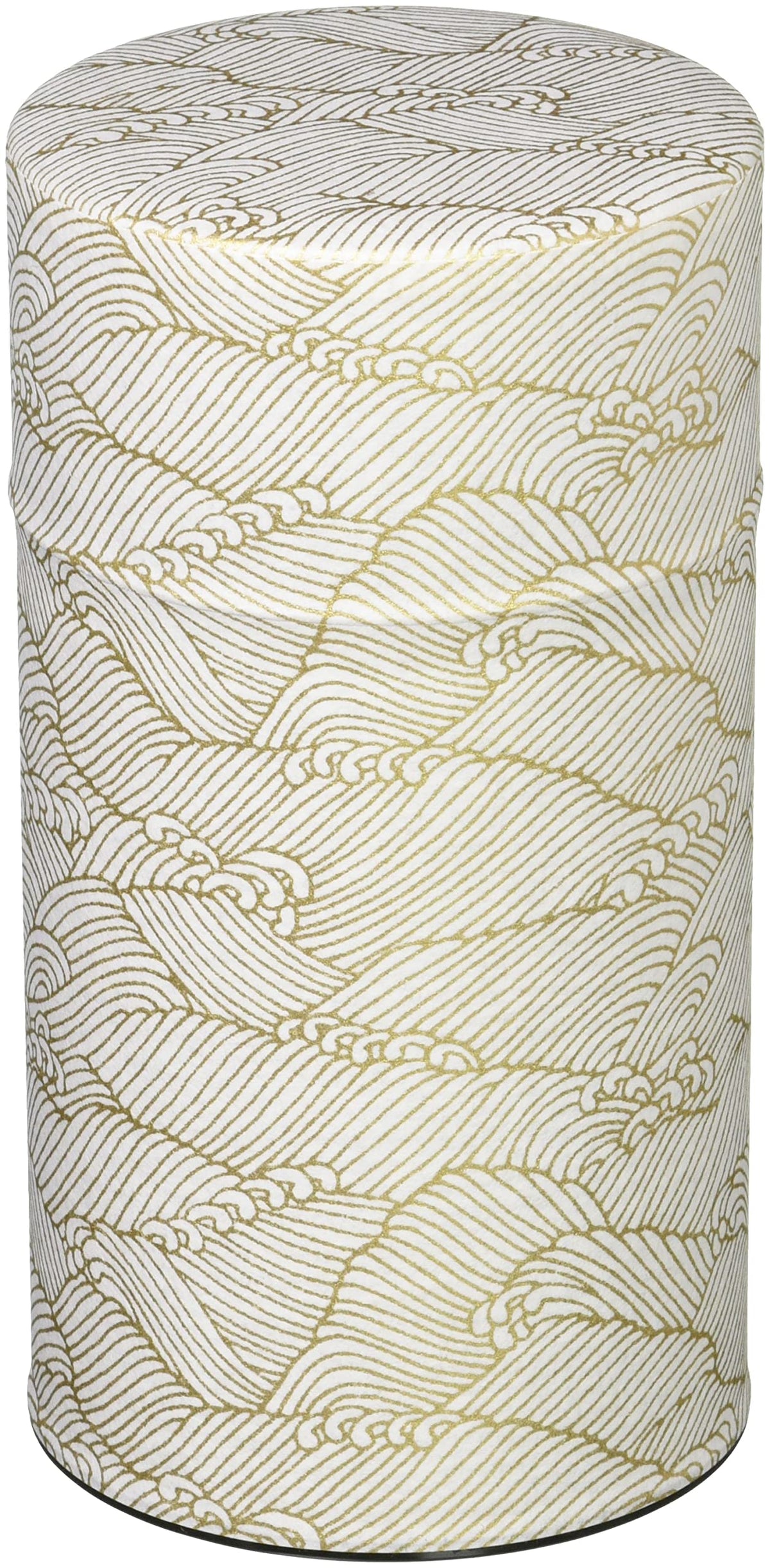 Yamaco Pokkan wave pattern outside showing traditional Japanese design on the canister