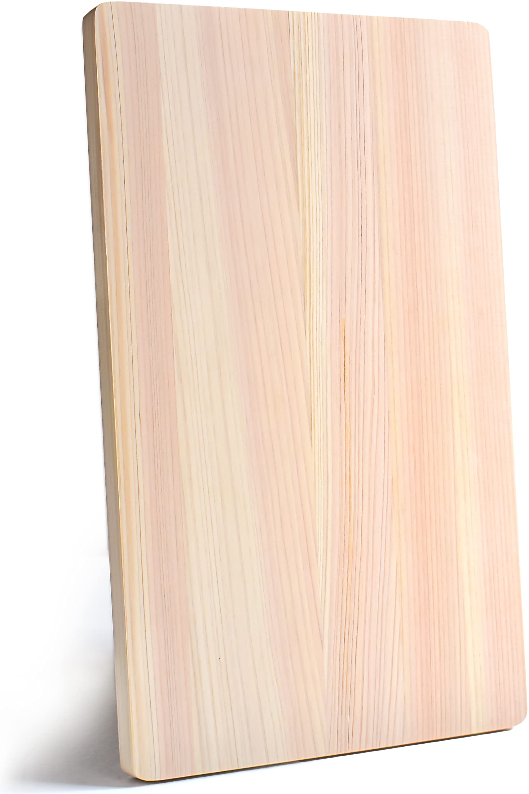 YAMASAN KYOTO UJI Hinoki cutting board – large top view with natural grain, ideal for daily chopping