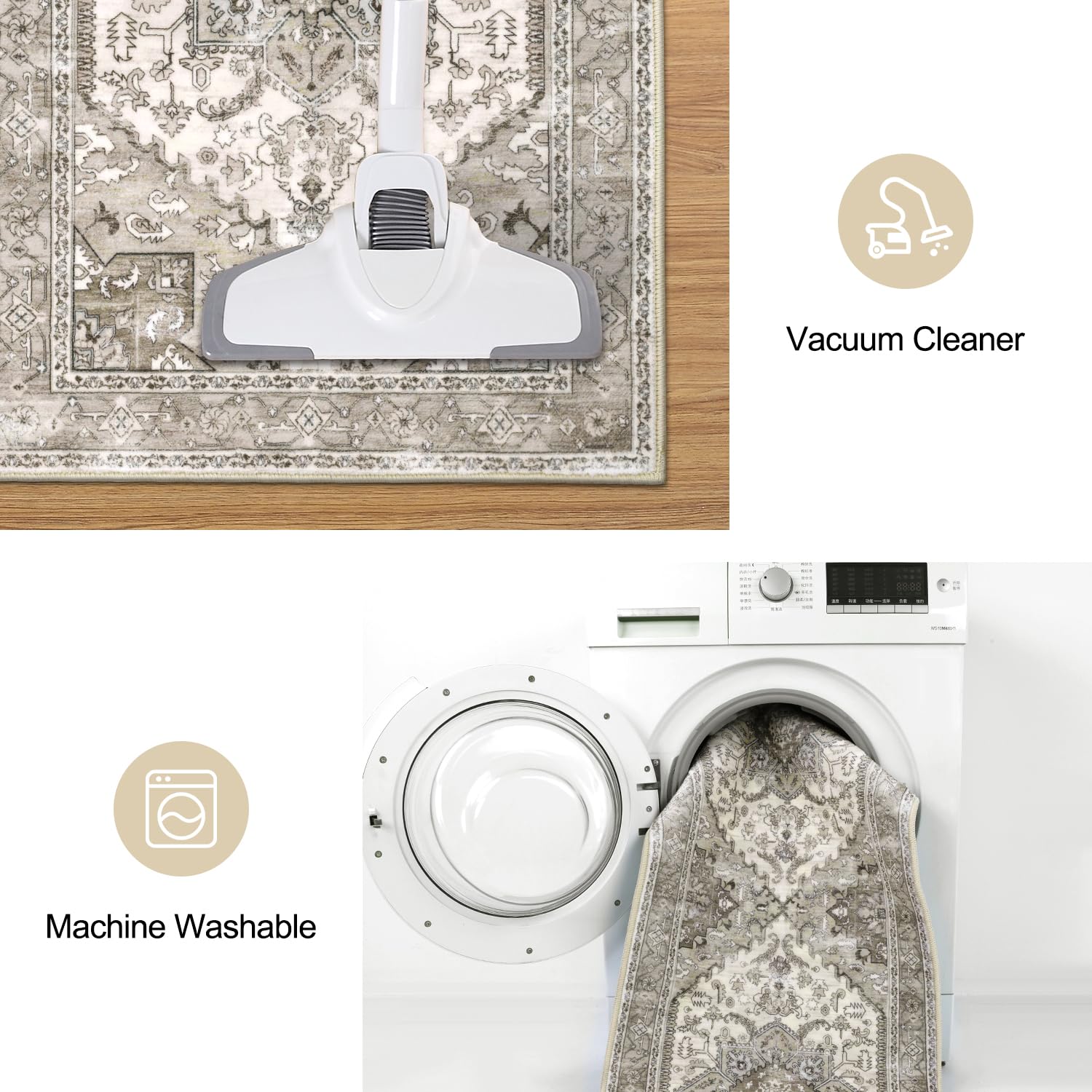 Yamaziot kitchen rug runner protects floors in front of sinks