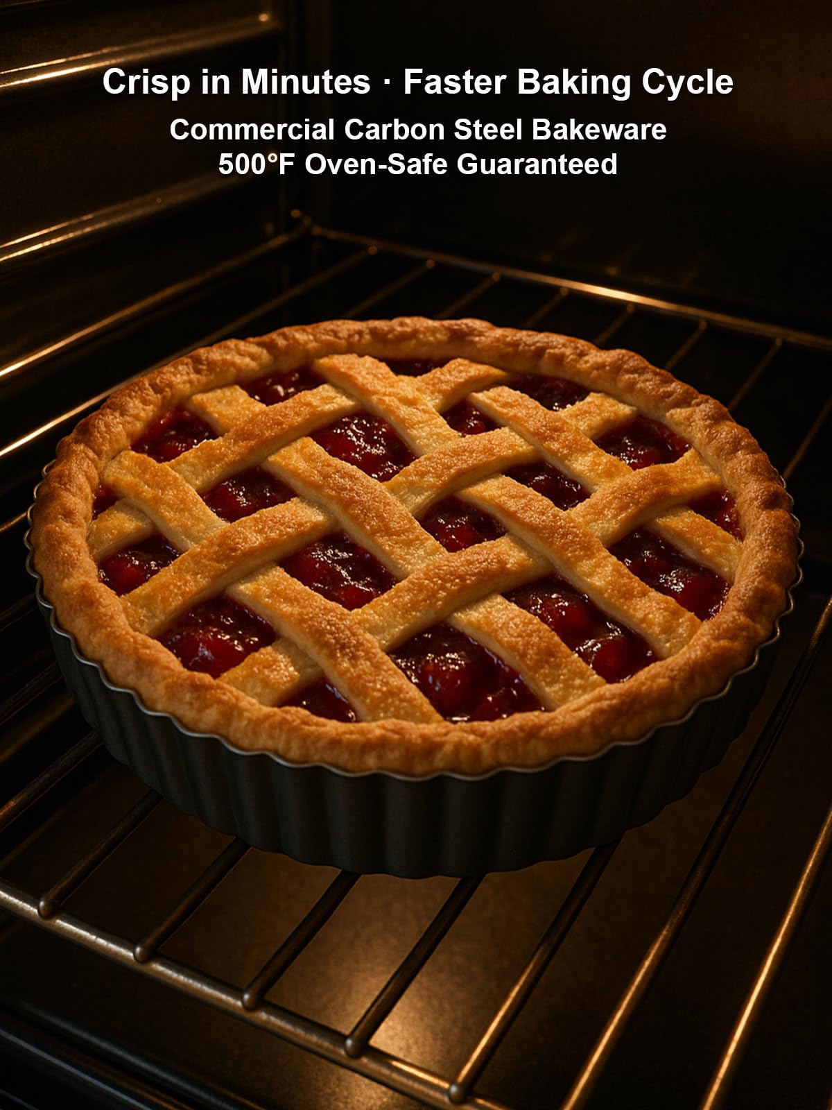 Cake server included with Yamteck tart pan for neat slicing