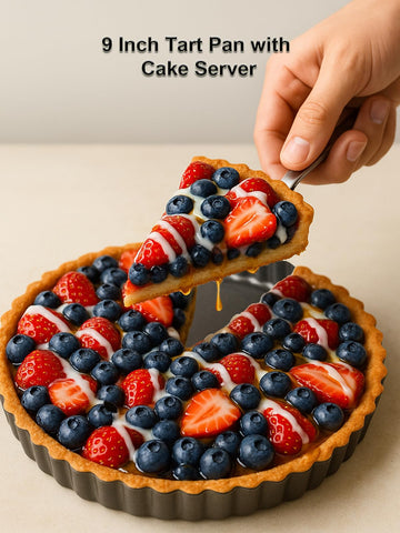 Yamteck cake server included for clean slicing and serving