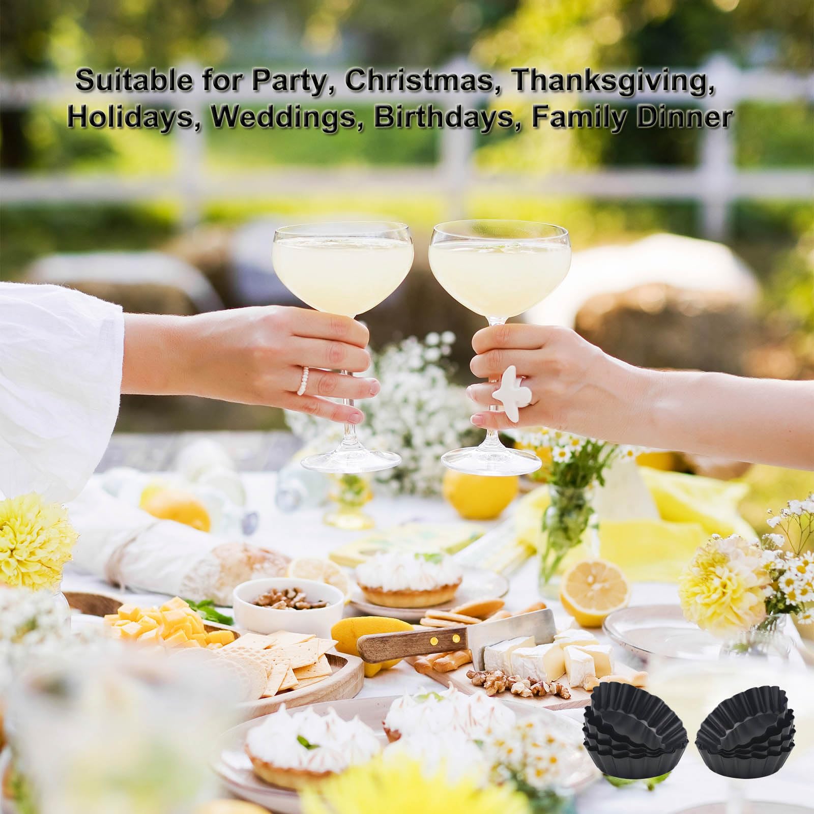 Rugged carbon steel construction ensures even baking and durability