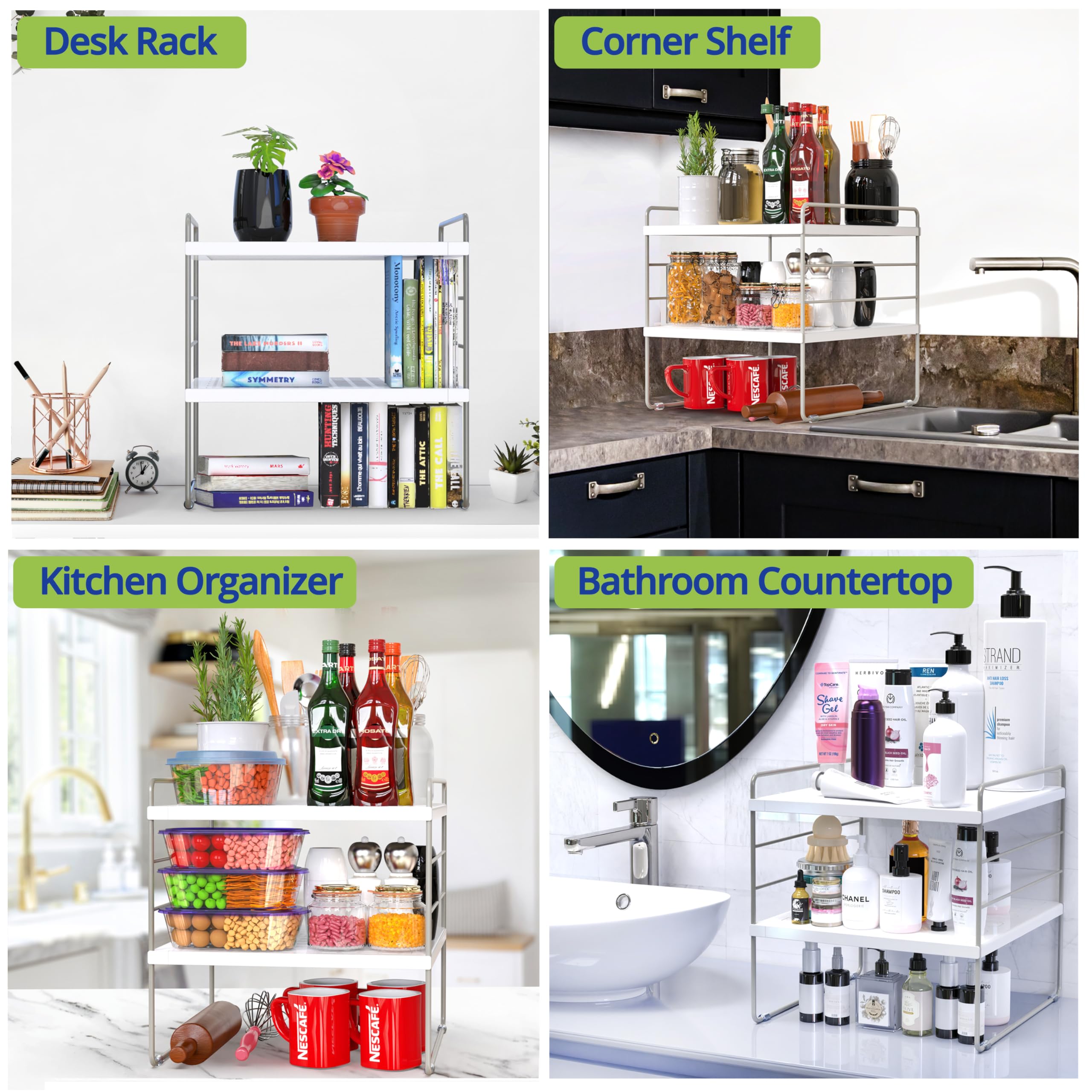 YAN & HIN RV pantry organizer fits compact spaces for travel.