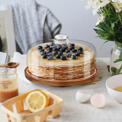 Yangbaga 11-inch diameter stand fits 8–10 inch cakes for serving