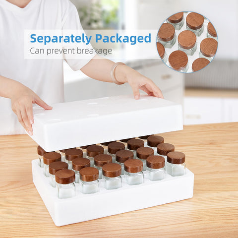 Yangbaga spice jars in drawers simplify meal prep and travel