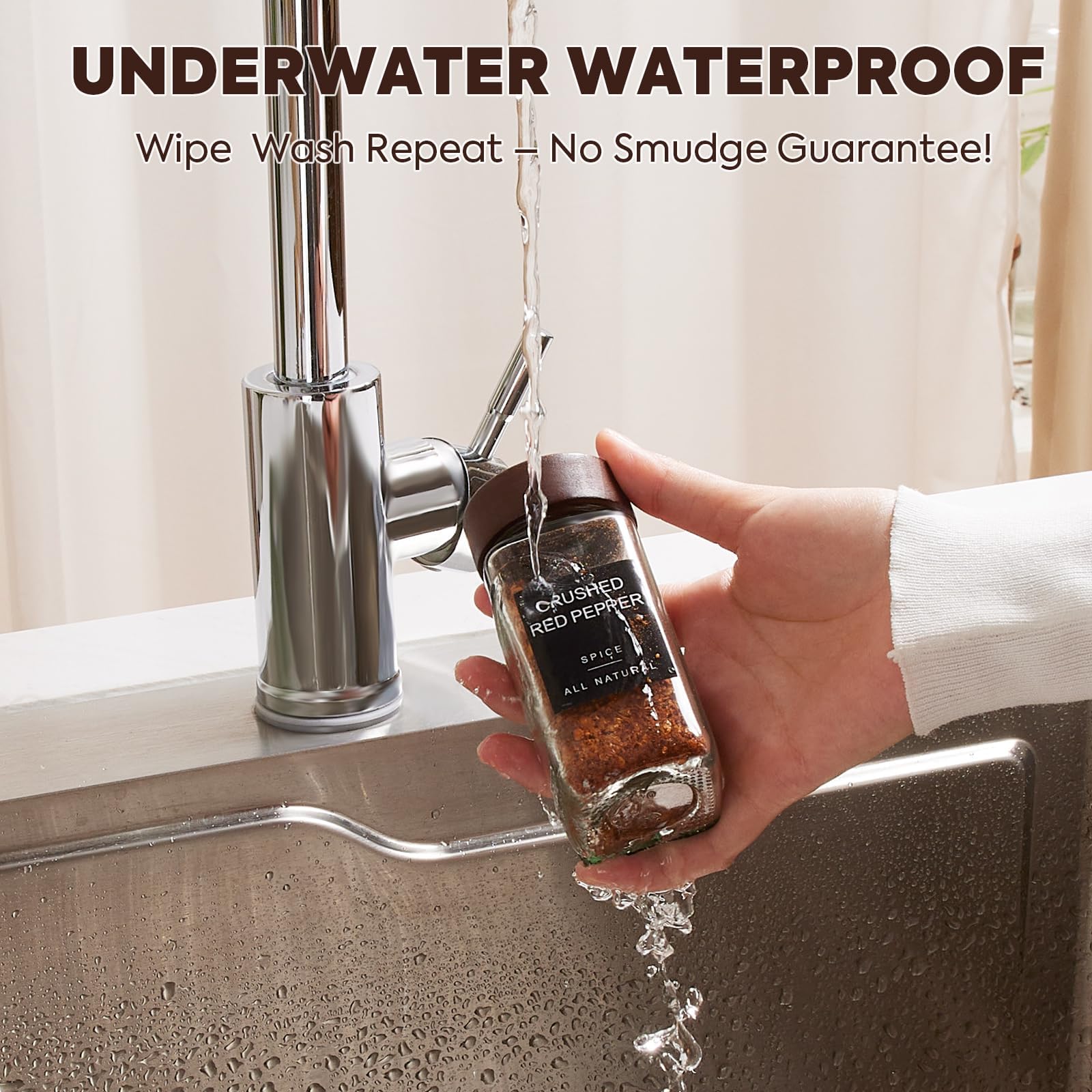 Yangbaga square glass jars fit neatly on racks and shelves