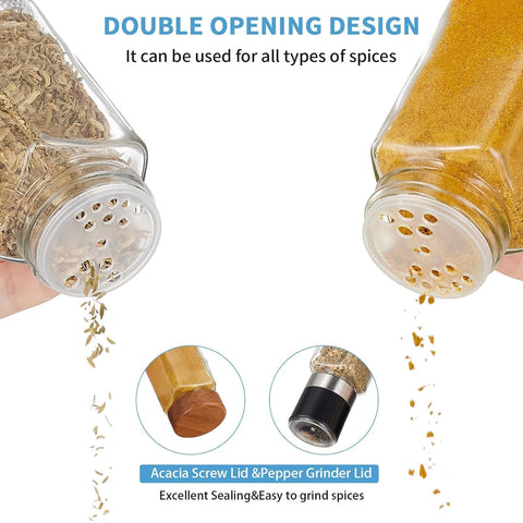 Yangbaga stainless steel funnel helps transfer spices without spills