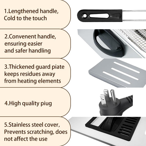 Yangbowan safety features include cool-touch handle and splash lid