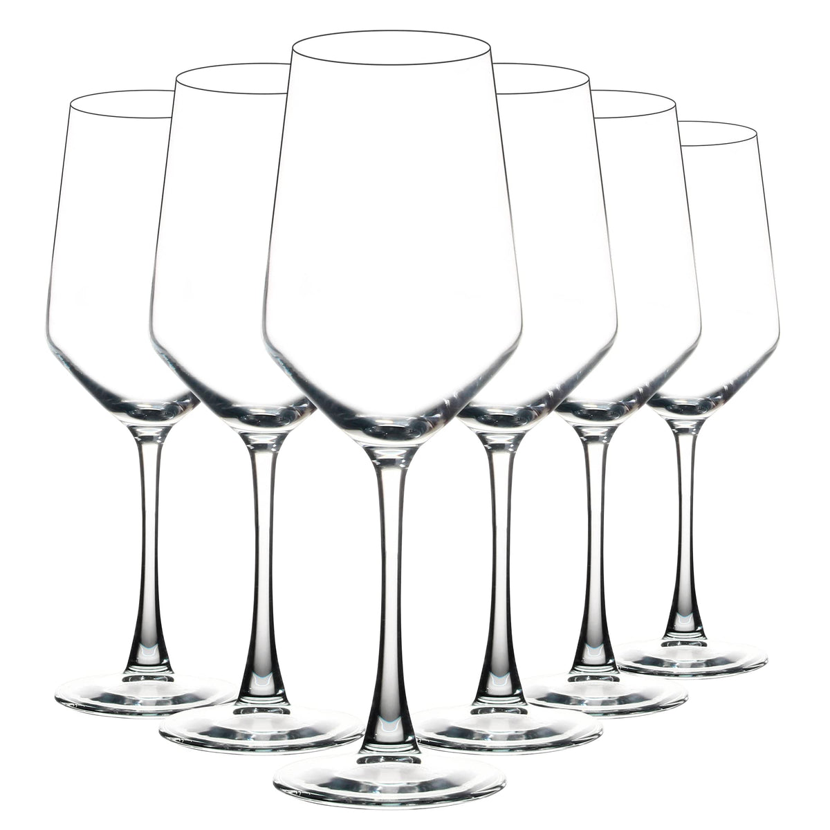 YANGNAY 6-piece 13oz wine glasses set, ideal for everyday entertaining.