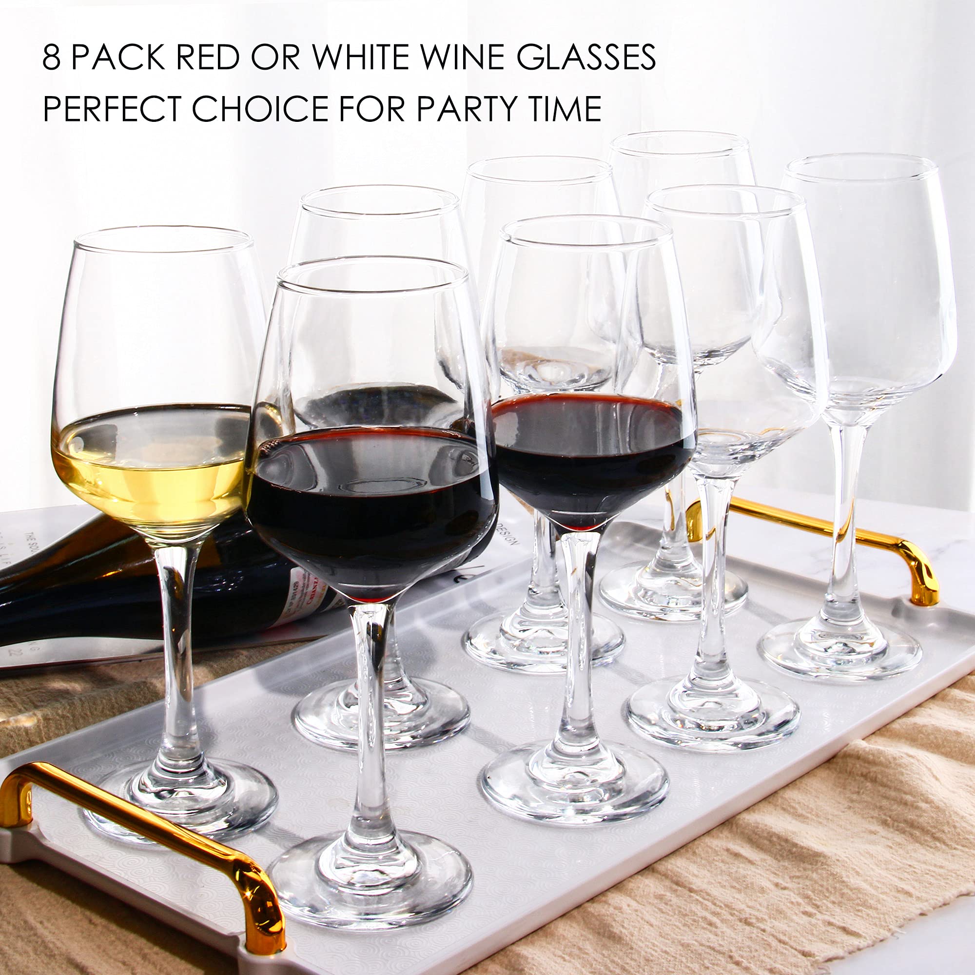 YANGNAY wine glasses are dishwasher safe for easy cleanup