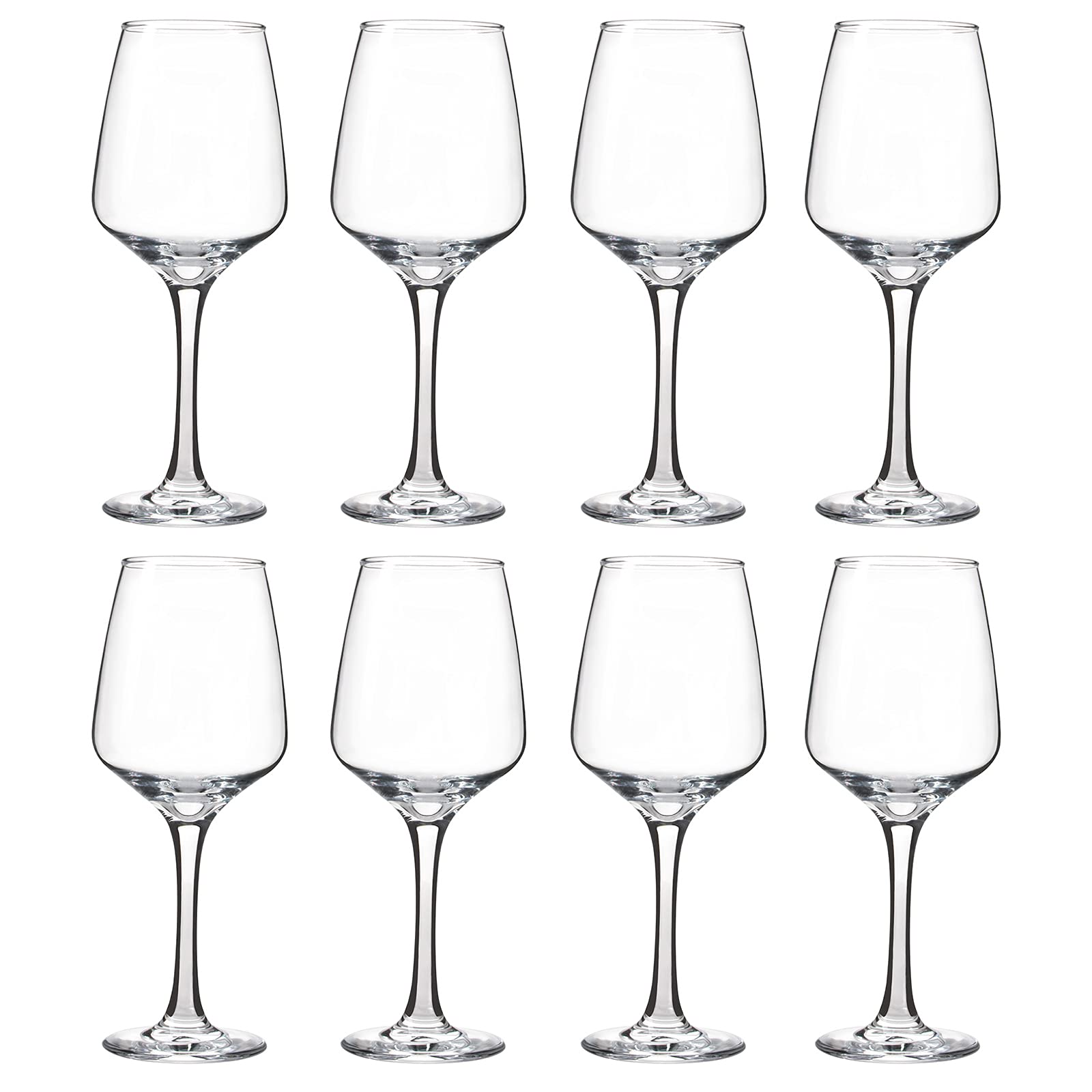 YANGNAY wine glasses with an elegant tapered bowl for versatile red or white wine