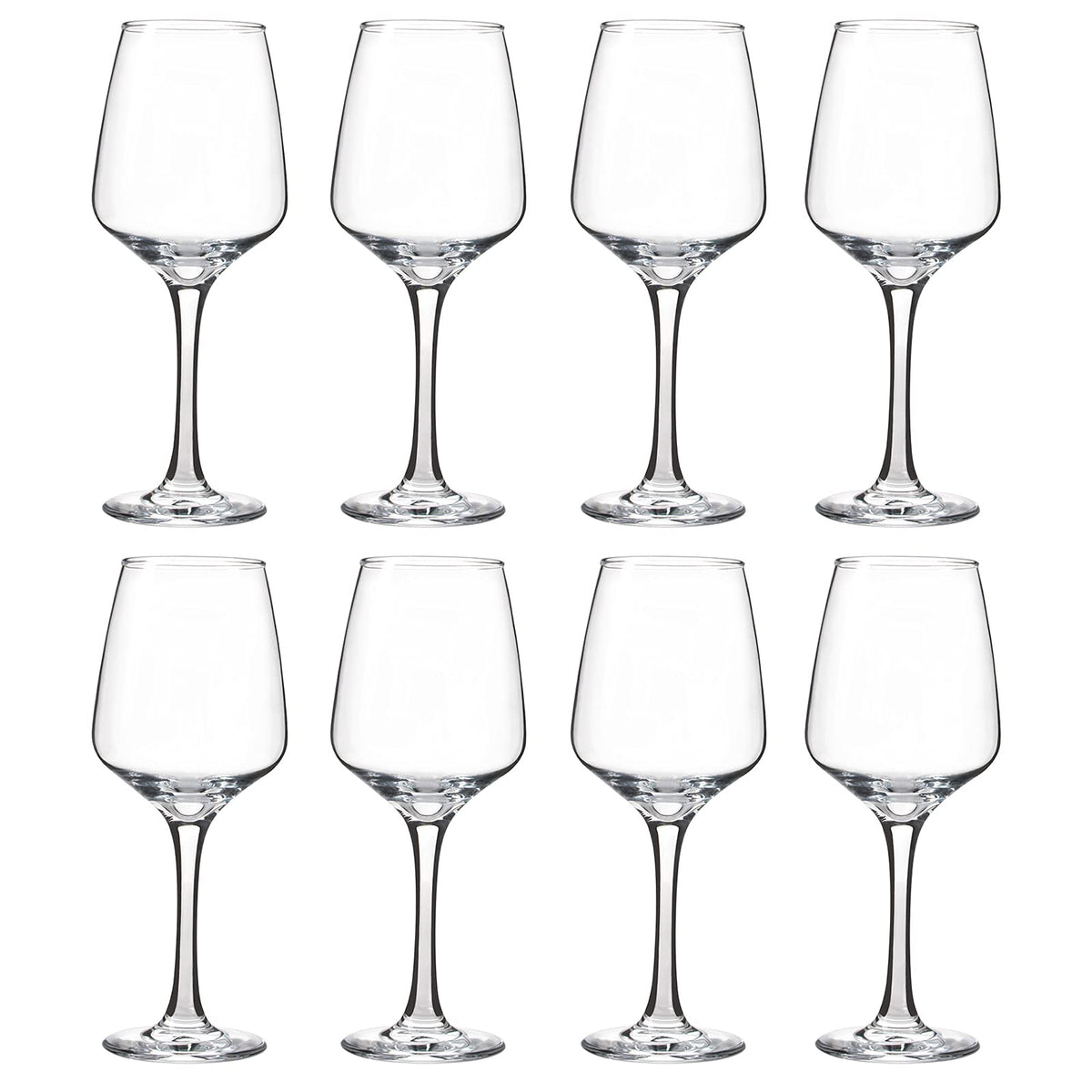 YANGNAY wine glasses with an elegant tapered bowl for versatile red or white wine