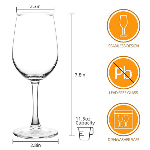 YANGNAY wine glasses clear close-up highlights crystal clarity and smooth rim.
