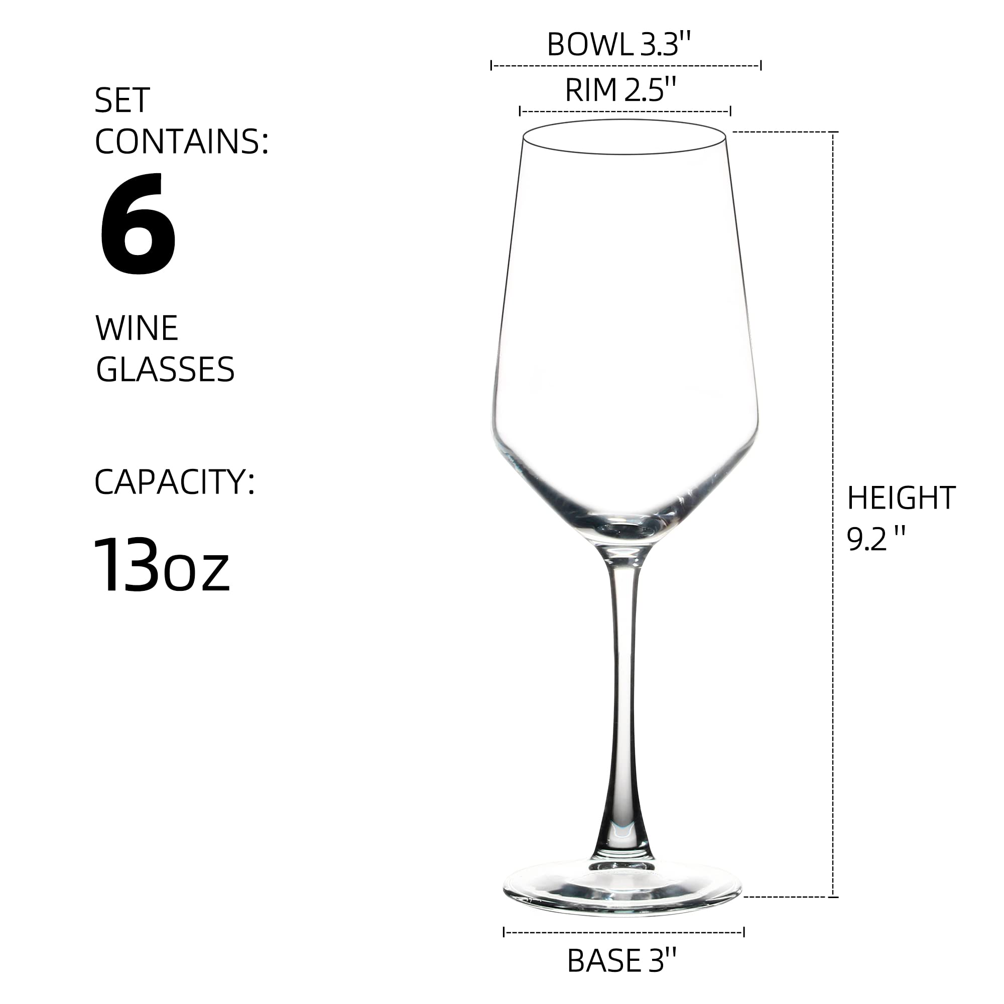 YANGNAY clear-glass display highlights wine colors with elegance.