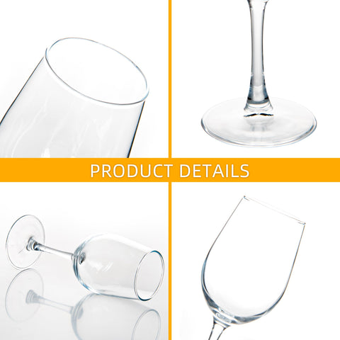 YANGNAY wine glasses solid base emphasizes stability for confident pours.