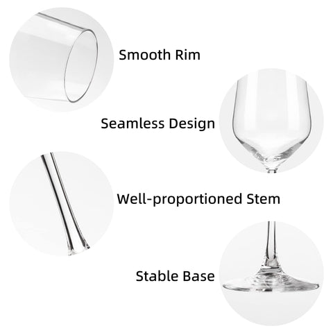 YANGNAY stemmed-design wine glass elevates table presentation.