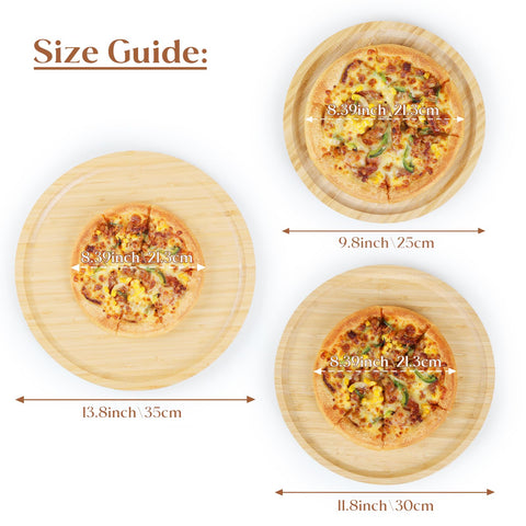 YangqiHome bamboo serving platter fruit display keeps produce organized.