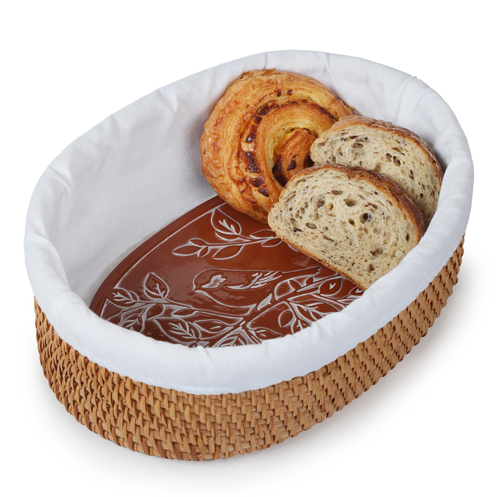 YANGQIHOME bread warmer basket keeps bread warm at the table