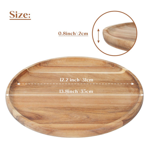 YANGQIHOME charcuterie tray natural finish enhances food presentation