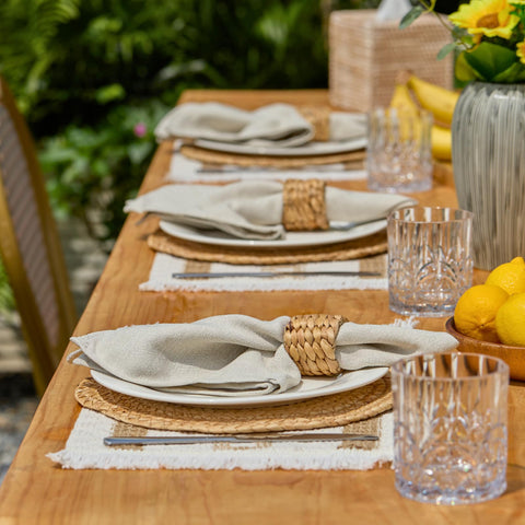 YangqiHome easy-clean placemats for quick cleanup