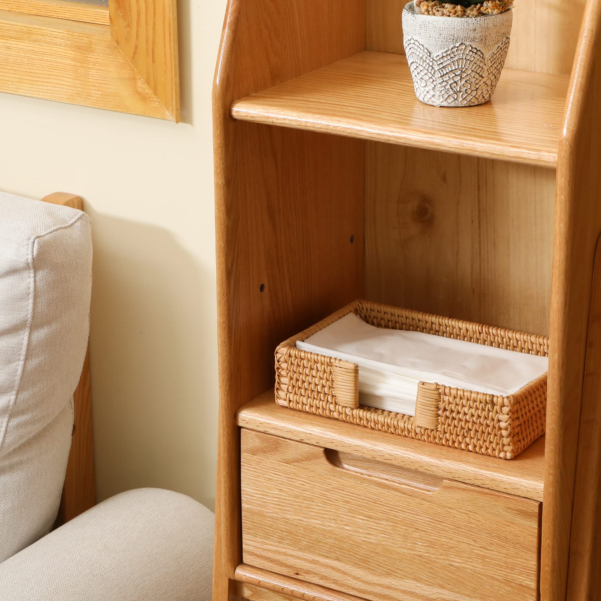 YANGQIHOME napkin holder with side cutout for easy access