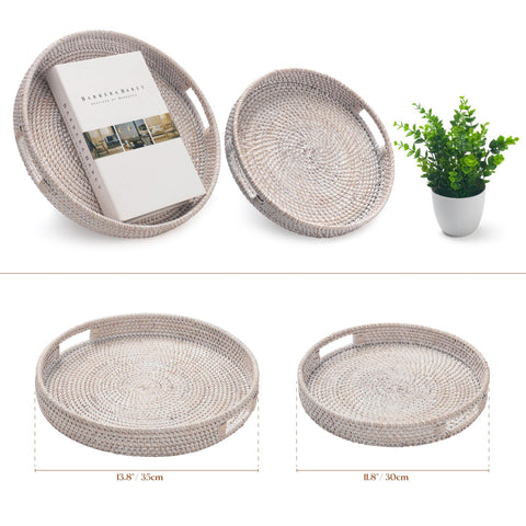 YANGQIHOME wicker basket-tray durable structure for everyday use.