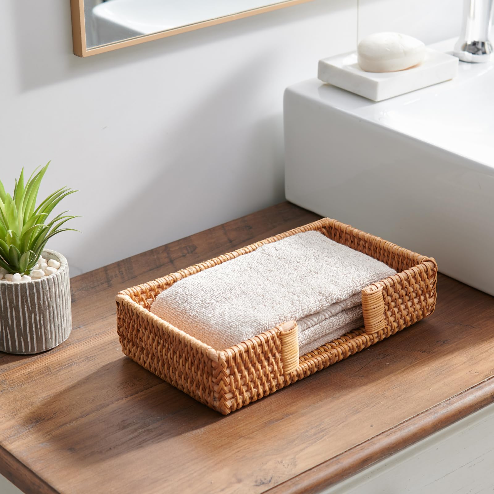 YANGQIHOME rectangle napkin holder fits standard towels dimensions