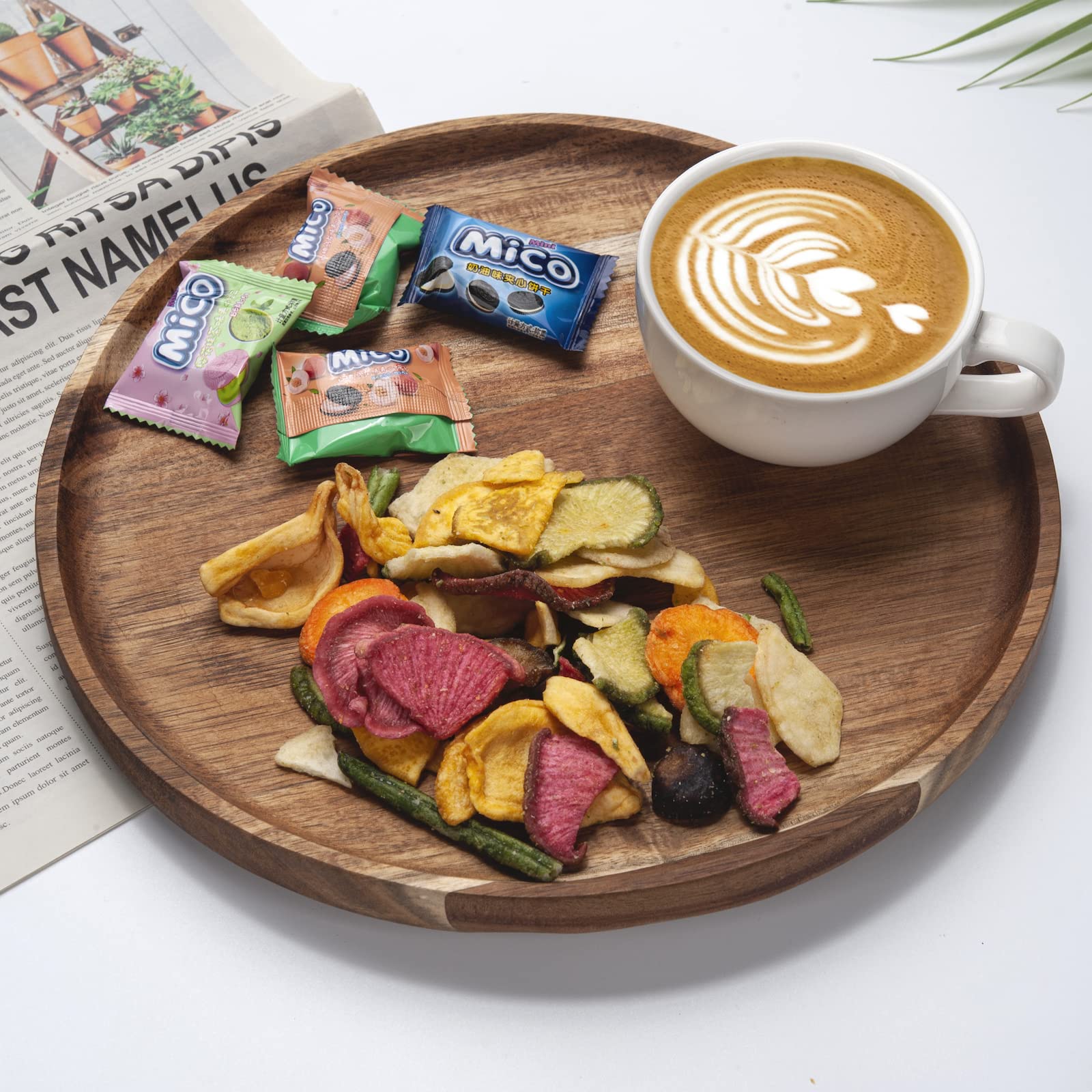 YANGQIHOME serving tray with appetizer board ideal for entertaining