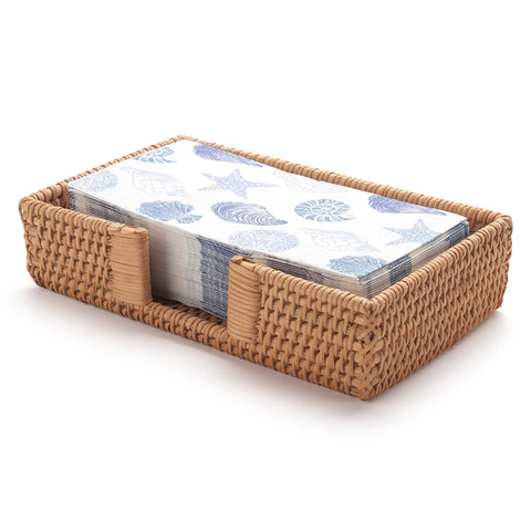 YANGQIHOME wicker napkin tray keeps towels tidy in kitchens