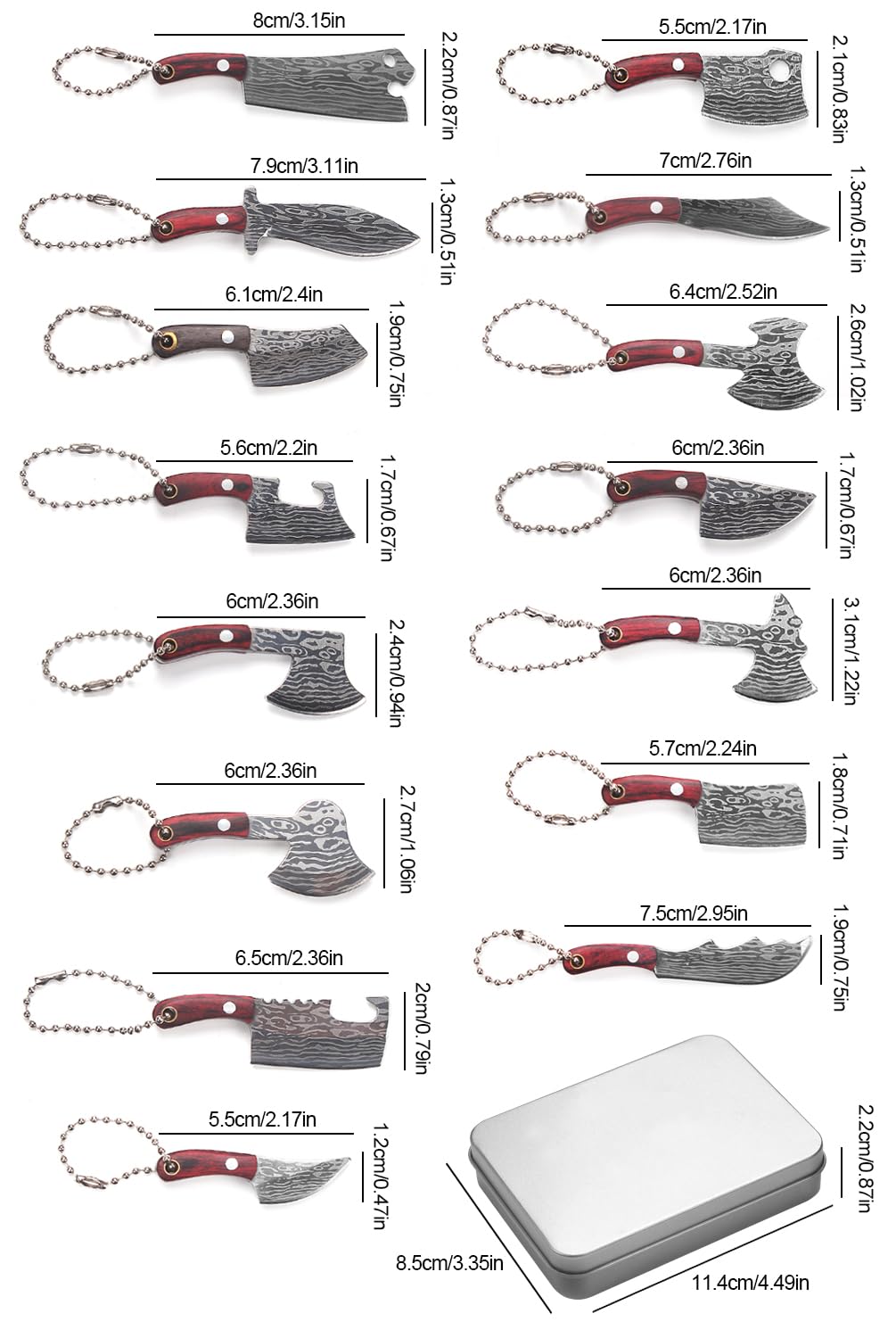 Yangquan mini pocket knife on a keychain provides quick access for bottles and boxes.