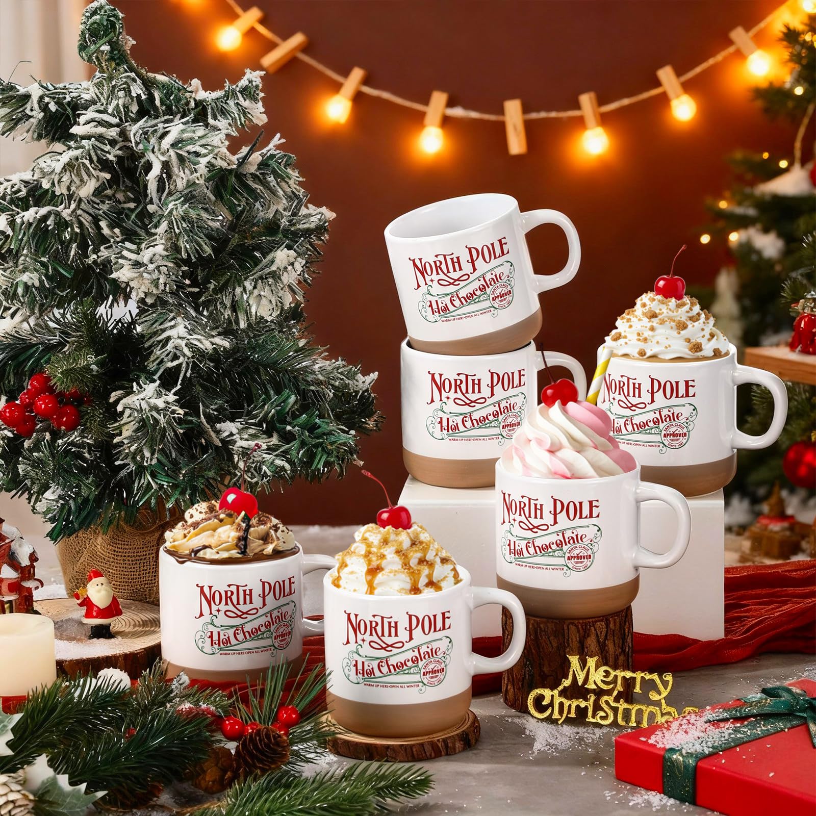 Yaomiao hot chocolate mug gift packaging, a thoughtful office holiday gift.