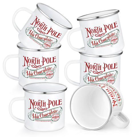 Yaomiao North Pole mug 6-pack ready for festive cocoa gatherings
