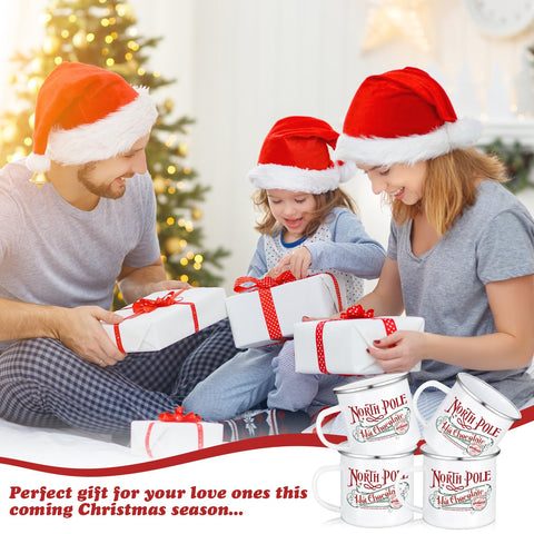 Yaomiao North Pole mug with winter decor boosts seasonal ambiance