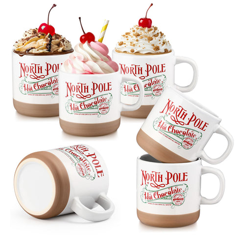Yaomiao North Pole hot chocolate mug with festive design for sharing cocoa