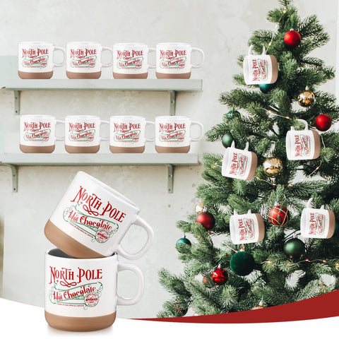 Yaomiao Santa graphics mug, festive and cheerful for gatherings.